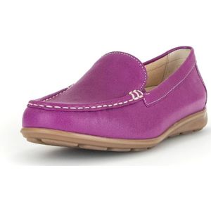 Gabor, Schoenen, Dames, Paars, 39 EU, Leer, Damesloafer met Optifit Voetbed