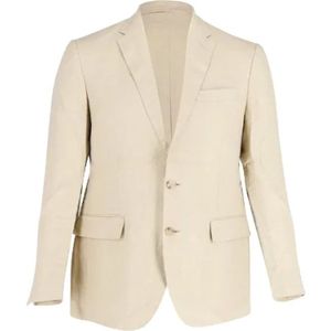 Ralph Lauren Pre-owned, Pre-owned, Dames, Beige, M, Katoen, Pre-owned Cotton outerwear