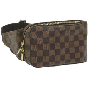 Louis Vuitton Vintage, Tweedehands Canvas Louis Vuitton tassen Bruin, unisex, Maat:ONE Size