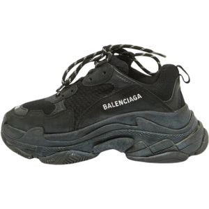 Balenciaga Vintage, Pre-owned, Dames, Zwart, 38 EU, Pre-owned Mesh sneakers