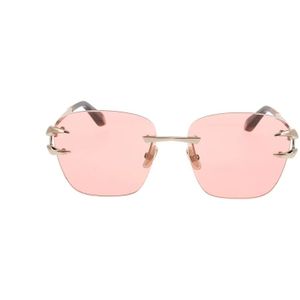 Roberto Cavalli, Photochromic Zonnebril 58mm - Stijlvol Model Roze, unisex, Maat:ONE Size