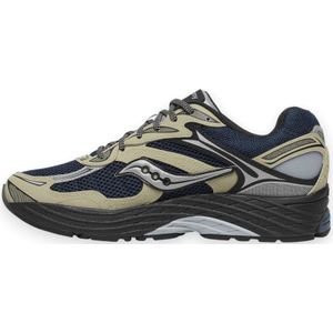 Saucony, Sport, Heren, Grijs, 41 EU, Leer, Heren hardloopschoenen, ademende stof en leer