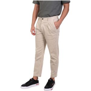 Hugo Boss, Broeken, Heren, Beige, W30 L32, Heren Chino Shyne Broek