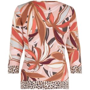 Betty Barclay, Tops, Dames, Veelkleurig, L, Leer, Bloemenprint Basic Shirt