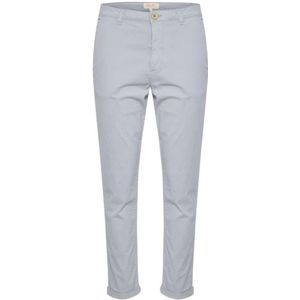 Part Two, Broeken, Dames, Grijs, 2Xs, Katoen, Slim Fit Broek