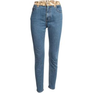 Burberry Vintage, Pre-owned, Dames, Blauw, M, Denim, Pre-owned Denim jeans