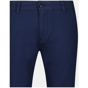 ROY Robson, Navy Blauwe Slim Fit Chino Broek Blauw, Heren, Maat:XL