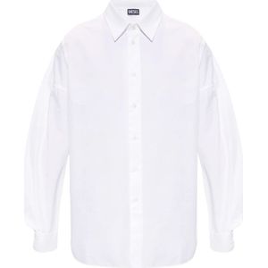 Diesel, ‘S-Limo-Logo’ shirt Wit, Heren, Maat:L