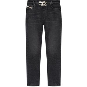 Diesel, Jeans, Dames, Grijs, W28, Wijdvallende D-Ark jeans