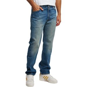 Levi's, Vintage-geïnspireerde Slim Fit Denim Jeans Blauw, Heren, Maat:W29