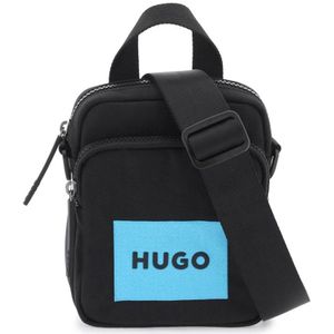 Hugo Boss, Tassen, Heren, Zwart, ONE Size, Nylon, Cross Body Bags
