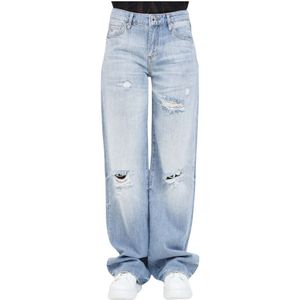 Armani Exchange, Jeans, Dames, Blauw, W28, Katoen, Jeans
