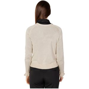 Vila, Truien, Dames, Beige, M, Polyester, Cardigans