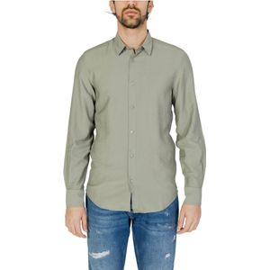 Antony Morato, Overhemden, Heren, Groen, L, Lange mouwen shirt Lente/Zomer Collectie