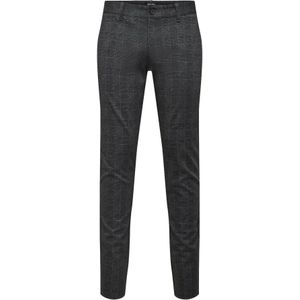 Only & Sons, Chino Zwart, Heren, Maat:W34 L32