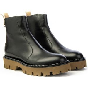 Roberto Festa, Schoenen, Dames, Zwart, 39 EU, Leer, Georgia Beatles Commando Enkellaarzen