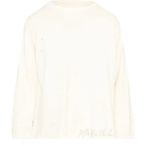 Maison Margiela, Sweatshirts & Hoodies, Heren, Beige, XS, Katoen, Beige T-shirts en Polos