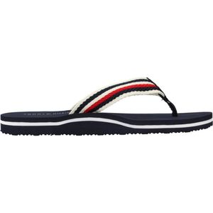 Tommy Hilfiger, Flip Flops Blauw, Dames, Maat:40 EU