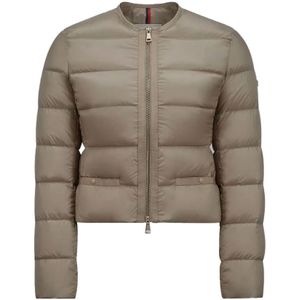 Moncler, Jassen, Dames, Beige, XL, Laurine Jas - Beige Dons Kort