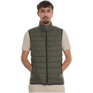 Boss, V-Thor quilted gilet Groen, Heren, Maat:2XL