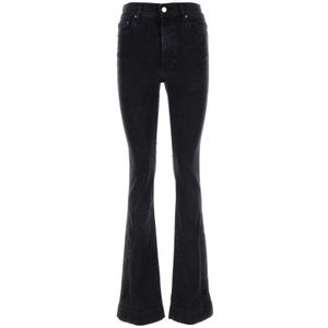 Amiri, Jeans, Dames, Zwart, W26, Denim, Zwarte stretch jeans