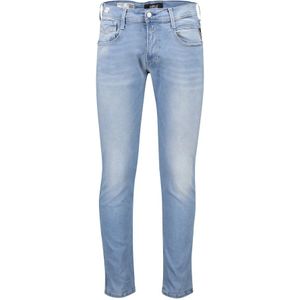 Replay, Jeans, Heren, Blauw, W33 L34, Katoen, Blauwe Slim Fit 5-Pocket Jeans