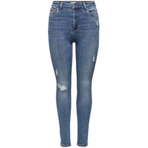 Only, Jeans, Dames, Blauw, W26 L32, Katoen, Skinny Jeans voor dames