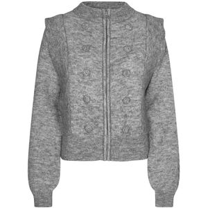 Lollys Laundry, Truien, Dames, Grijs, XL, Wol, Noviall Cardigans Light Grey Melange