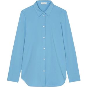 Marc O'Polo, Blouses & Shirts, Dames, Blauw, M, A-lijn blouse regular