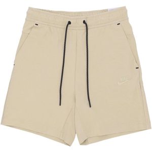 Nike, Sport, Heren, Beige, S, Nylon, Tech Fleece Shorts Team Gold