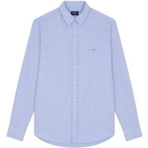 Paul & Shark, Overhemden, Heren, Blauw, L, Katoen, Casual Shirts