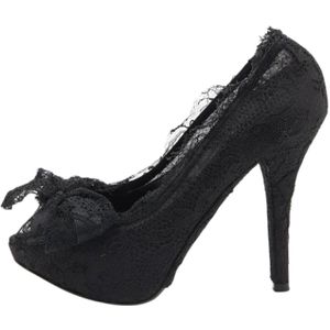 Dolce & Gabbana Pre-owned, Pre-owned Lace heels Zwart, Dames, Maat:36 EU