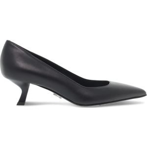 Sergio Levantesi, Zwarte Leren Tassel Pumps voor Vrouwen Zwart, Dames, Maat:39 EU