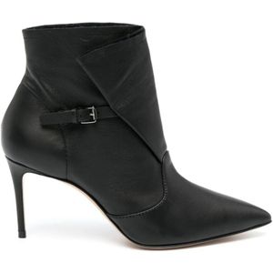 Casadei, Schoenen, Dames, Zwart, 37 1/2 EU, Elegante Nero Haklaarzen