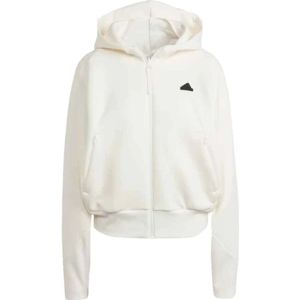 Adidas, Sweatshirts & Hoodies, Dames, Wit, L, Katoen, Witte Hoodie Z.n.e. voor Vrouwen