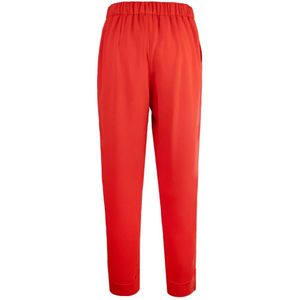 P.a.r.o.s.h., Broeken, Dames, Rood, L, Polyester, Rode Regular Fit Broek