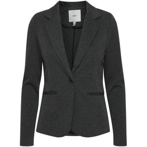 Ichi, Dames Blazer Herfst/Winter Collectie Grijs, Dames, Maat:M