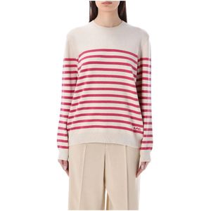 A.p.c., Truien met ronde hals Roze, Dames, Maat:M