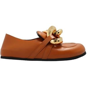 JW Anderson, Leren loafers Bruin, Dames, Maat:36 EU