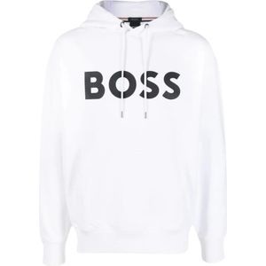 Hugo Boss, Sweatshirts & Hoodies, Heren, Wit, S, Sweatshirts