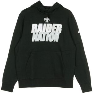 Nike, NFL Local Club Fleece Hoodie Zwart, Heren, Maat:L