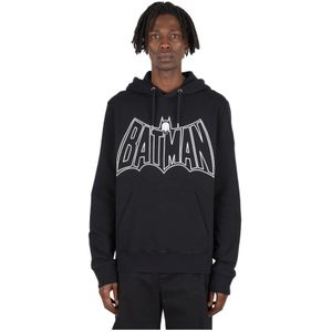 Lanvin, Batman sweatshirt met capuchon Zwart, Heren, Maat:S