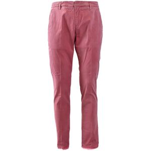 Dondup, Comfortabele Chino`s voor Heren Roze, Heren, Maat:W30