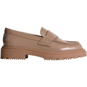 Hoff, Schoenen, Dames, Beige, 39 EU, Klassieke School Mocassin