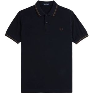 Fred Perry, Tops, Heren, Blauw, M, Blauwe T-shirts en Polos