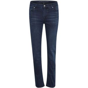 My Essential Wardrobe, Jeans, Dames, Blauw, W26 L34, Katoen, Celina 100 High Straigh Jeans 10703573