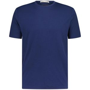 Maurizio Baldassari, Tops, Heren, Blauw, L, Wol, T-Shirts