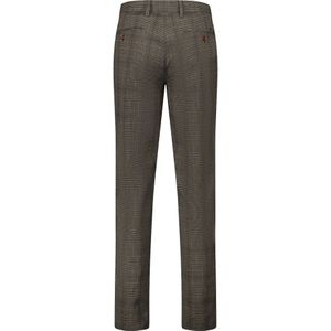 Gardeur, Broeken, Heren, Bruin, W42 L34, Katoen, Bruine Geruite Katoenen Chino Broek