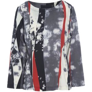 Bitte Kai Rand, Blouses & Shirts, Dames, Veelkleurig, XL, Dramatisch Print Viscose Blouse Fukinsei