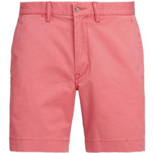 Polo Ralph Lauren, Korte broeken, Heren, Rood, W31, Katoen, Stretch Katoen Nantucket Rode Shorts